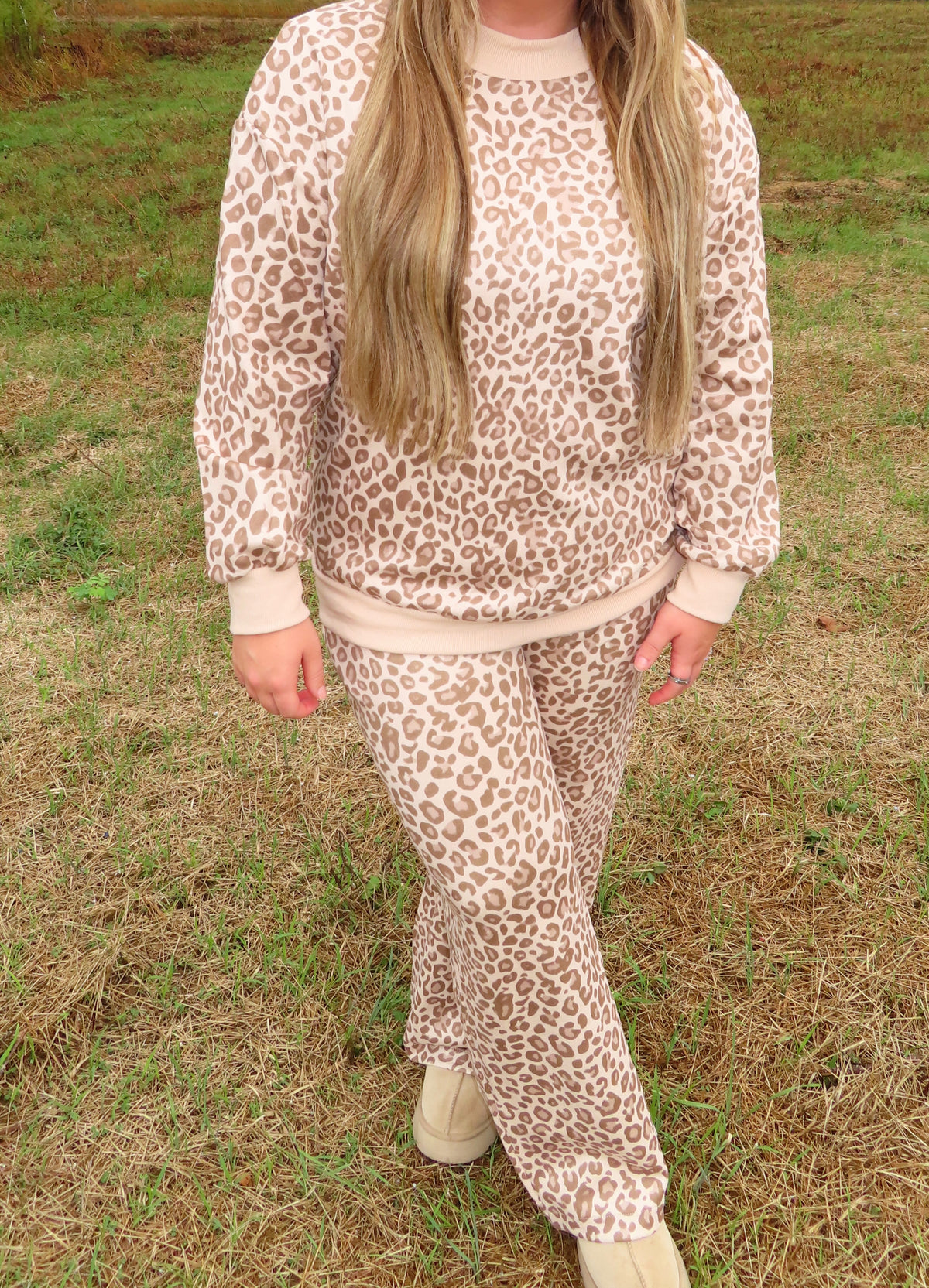 LEOPARD LOUNGE SET